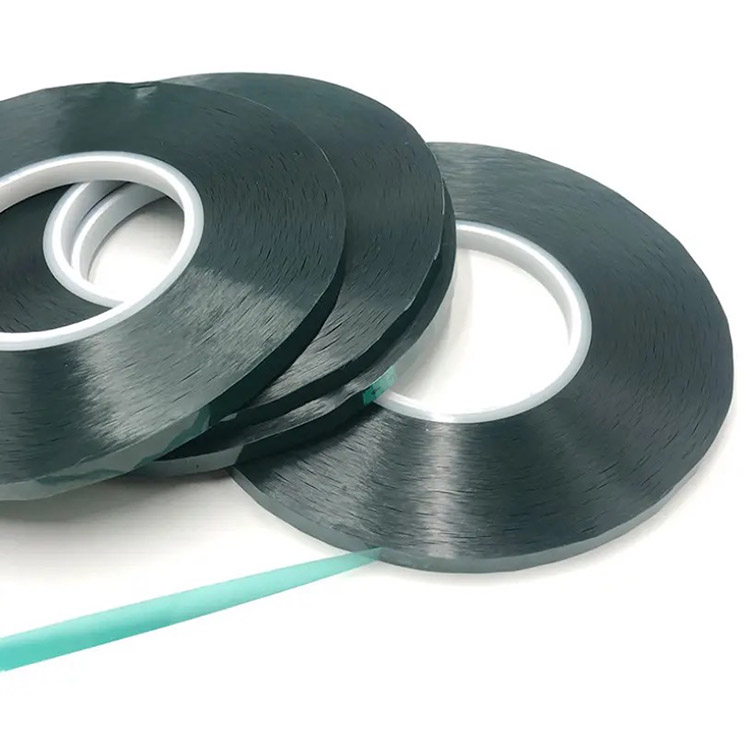 China High Temperature Green Polyester Film PET Heat Tape For Sublimation 3D Printing Powder coating PCB Masking