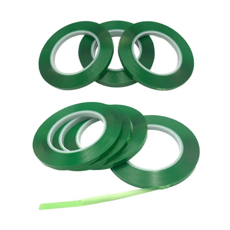 China High Temperature Green Polyester Film PET Heat Tape For Sublimation 3D Printing Powder coating PCB Masking