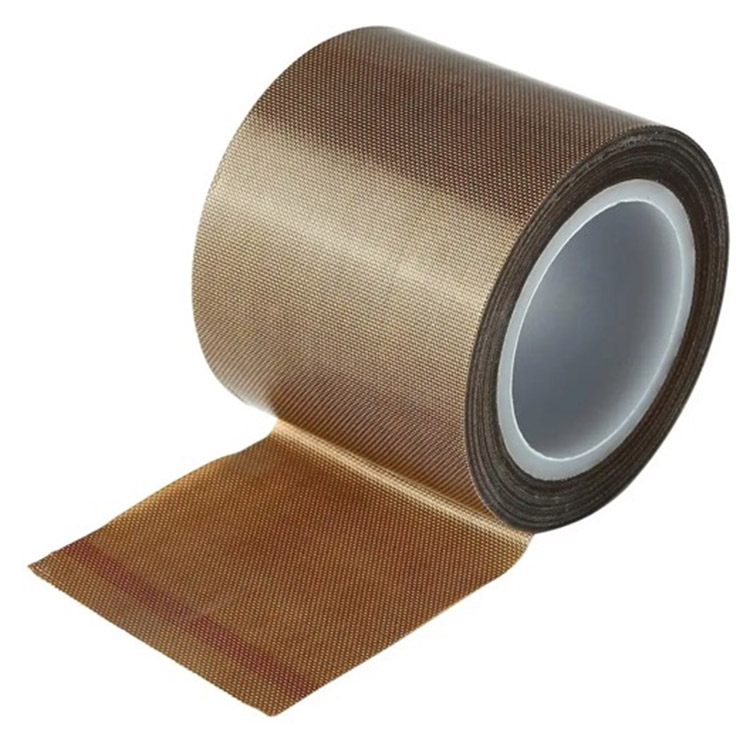 0.13mm Heat Resistance Self Adhesive Insulation PTFE Film Coated Fiberglass Fabric Cloth Teflons Silicone Tape